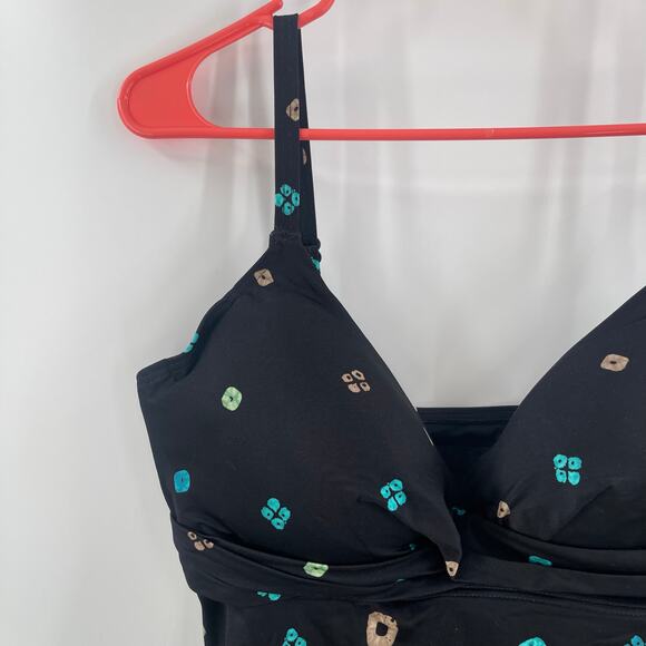 CONTOURS BY COCO REEF Tankini Top Size 10/34D NWT Black Underwire Shapemaker - Picture 5 of 16